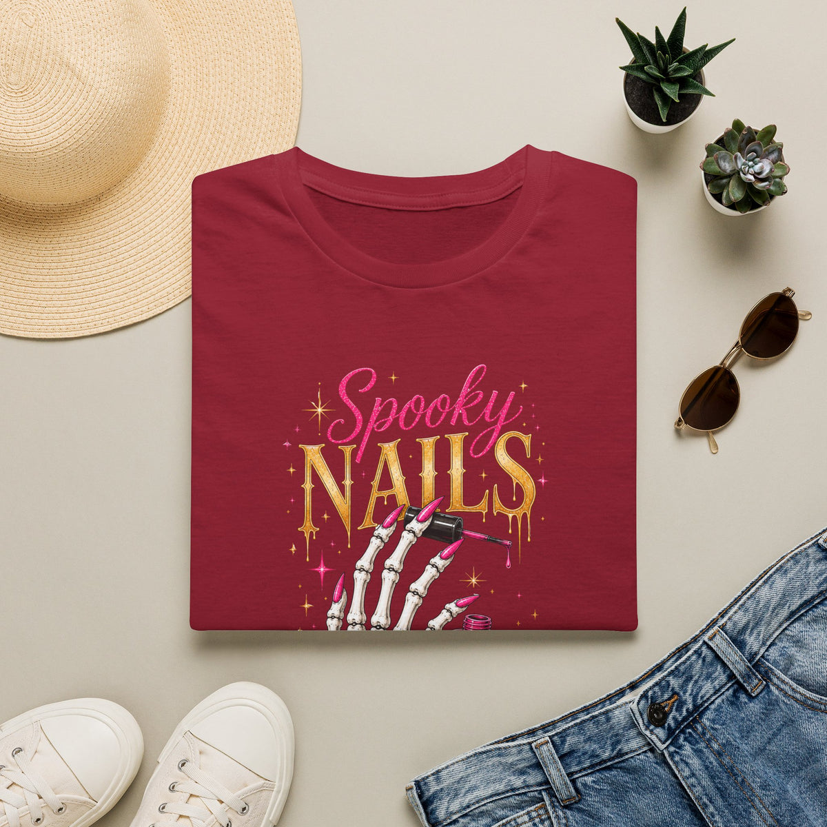 Spooky Nails Tee