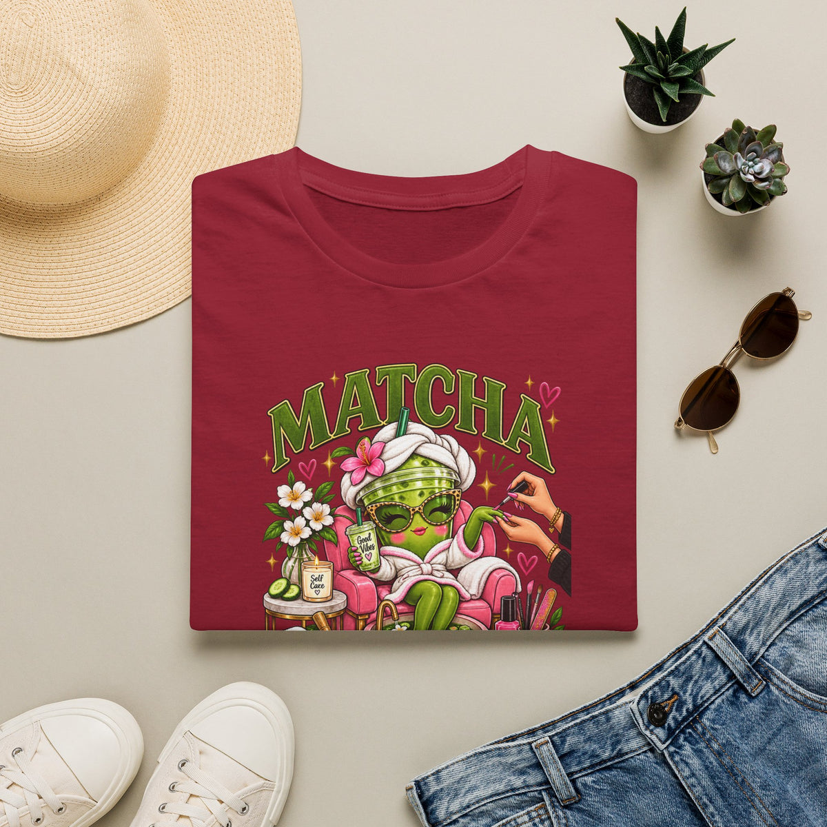 Matcha Mani Pedi 2 Tee