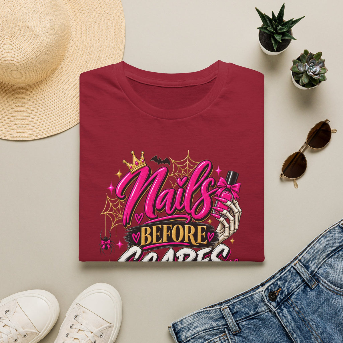 Nails Before Scares Tee