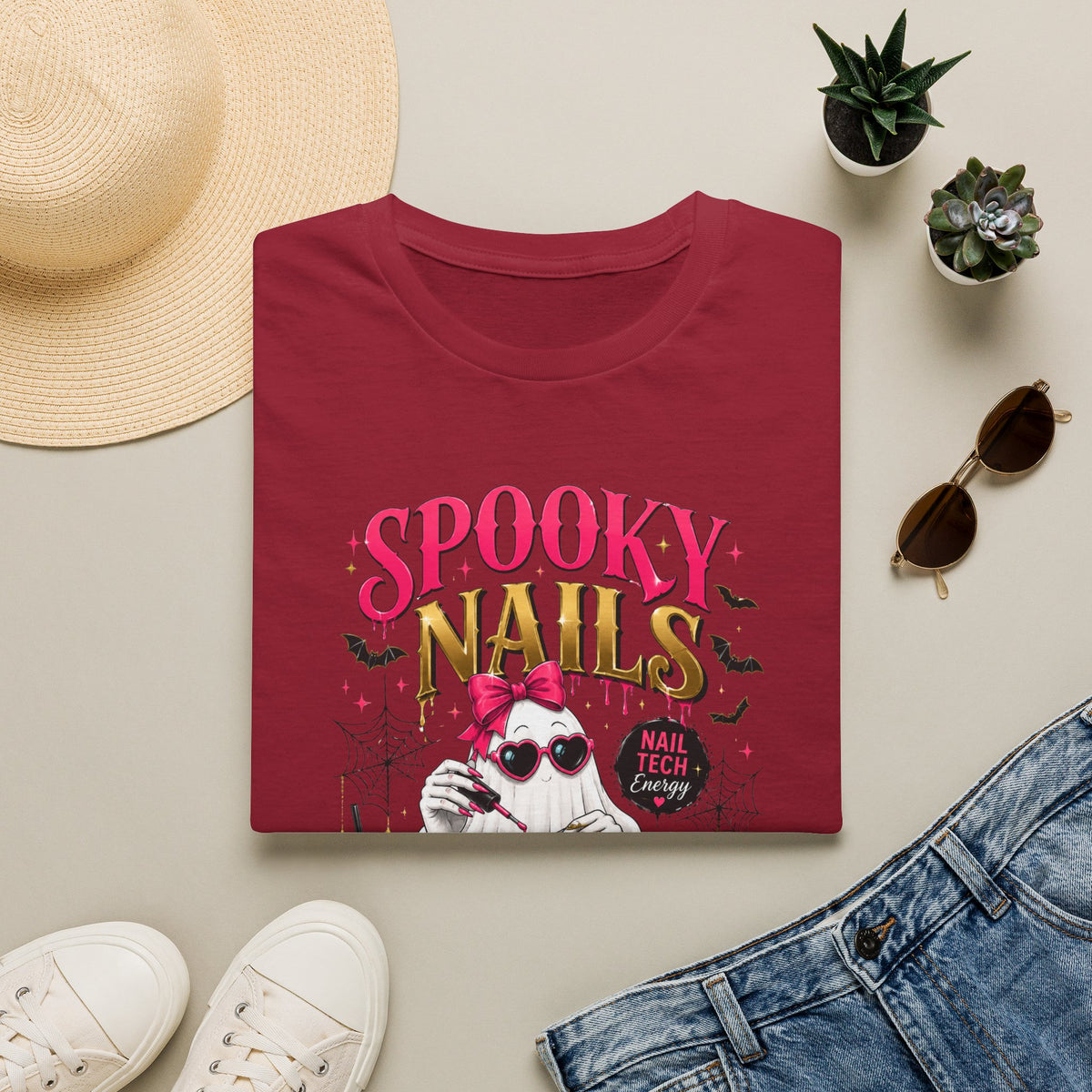Spooky Nails Don’t Care Tee