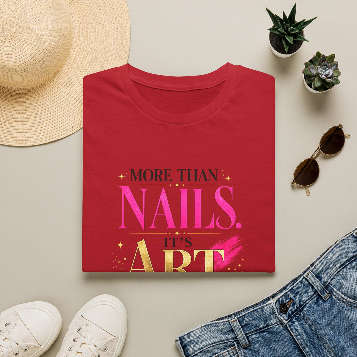 "More Than Nails, It's Art" Tee