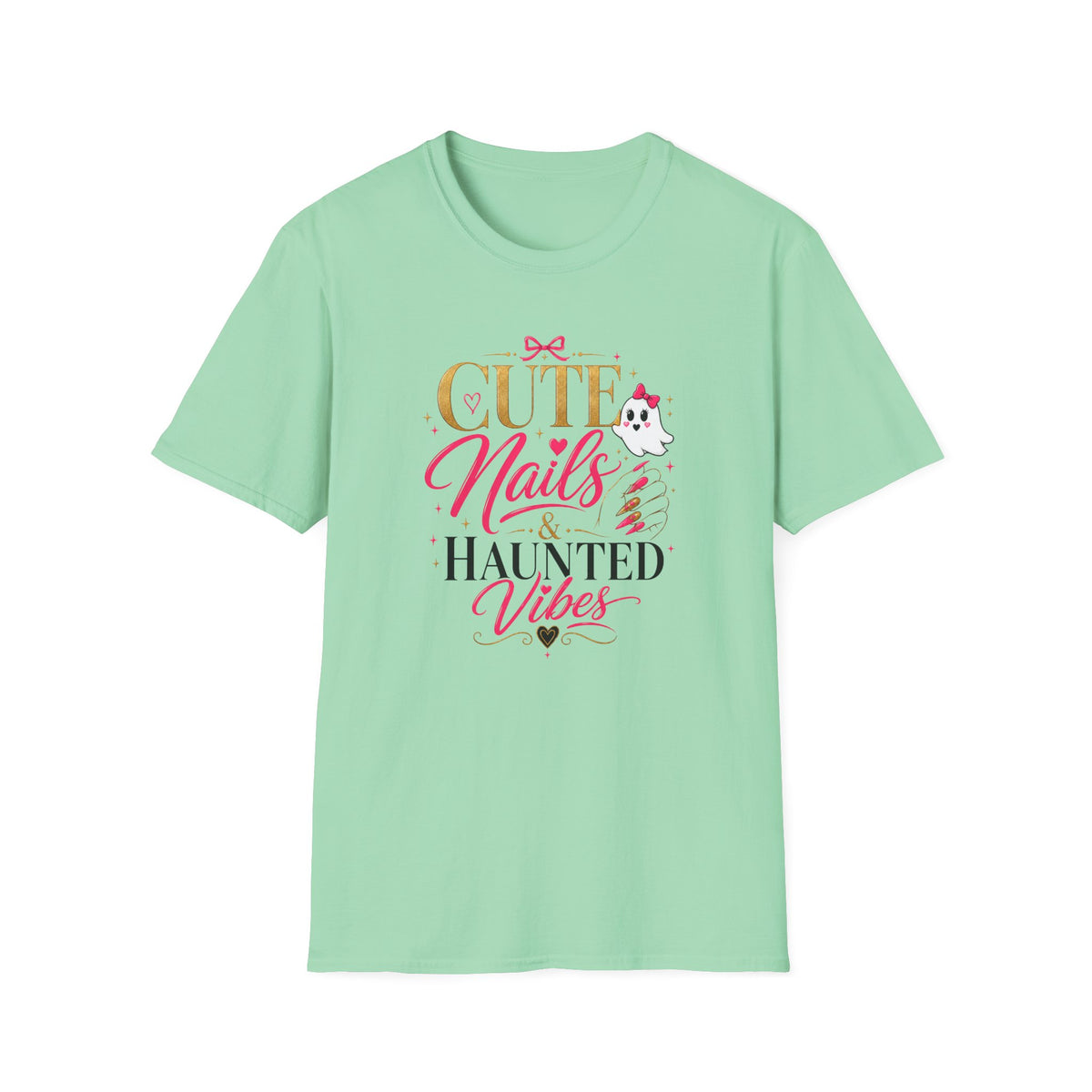 Cute Nails haunted vibes Tee