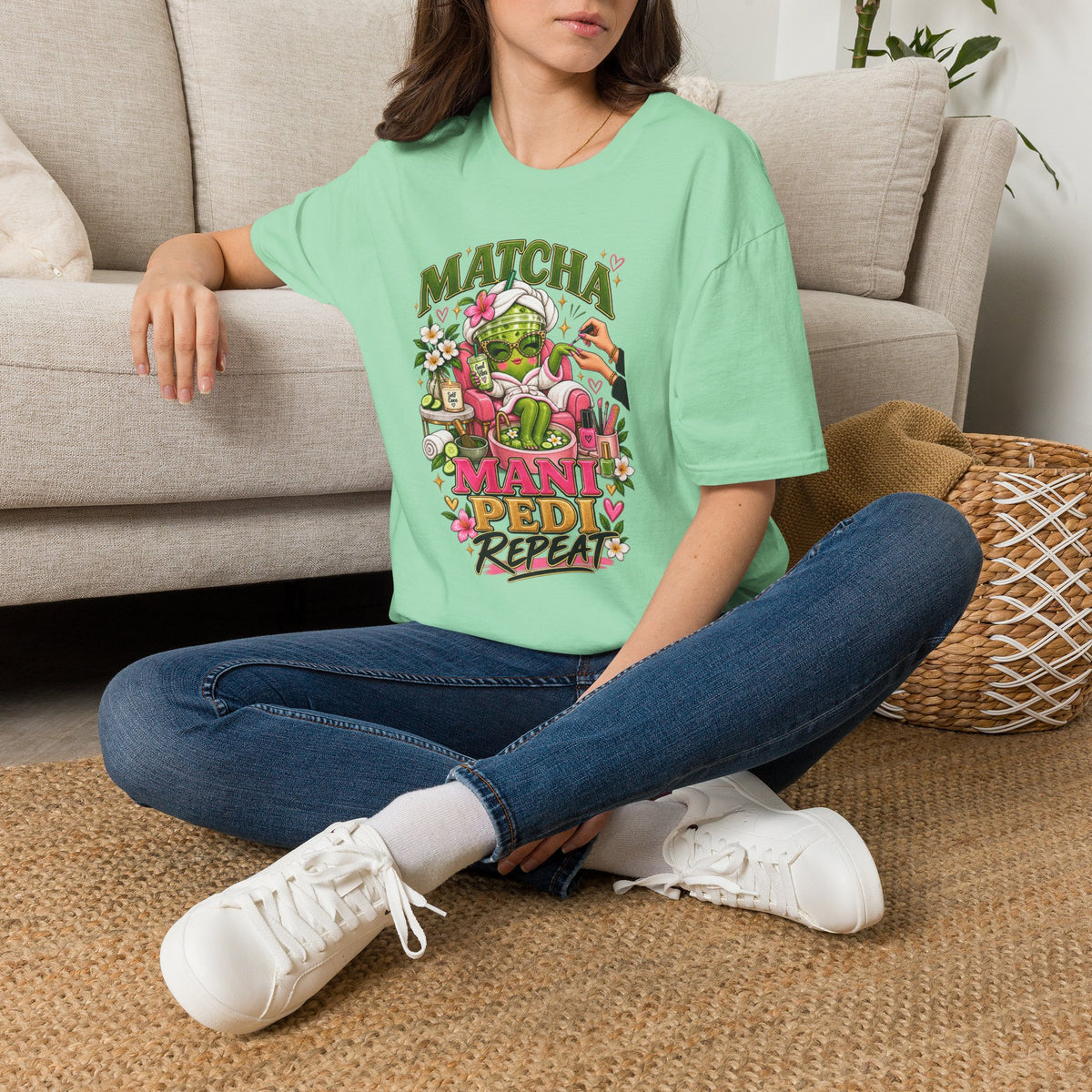 Matcha Mani Pedi 2 Tee