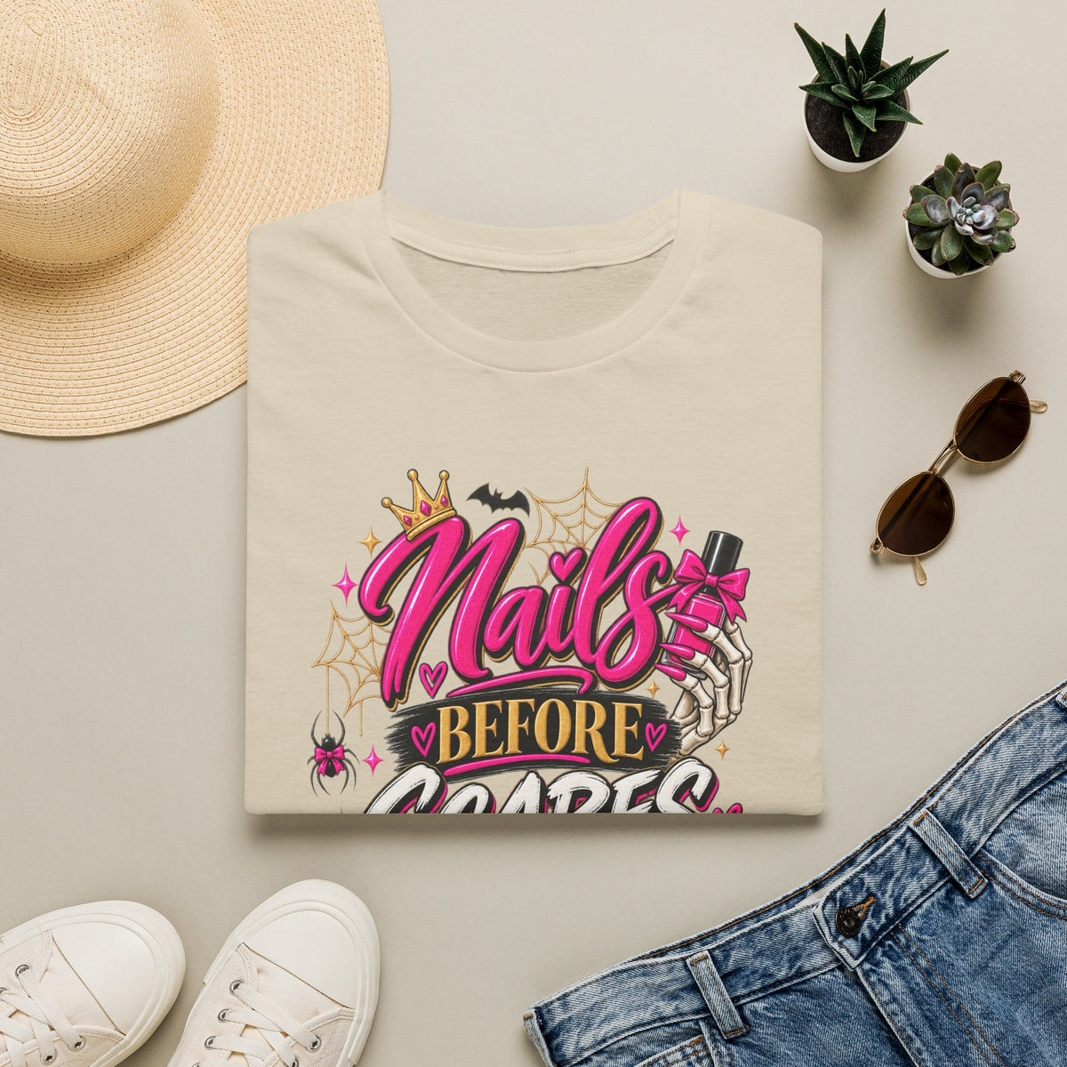 Nails Before Scares Tee