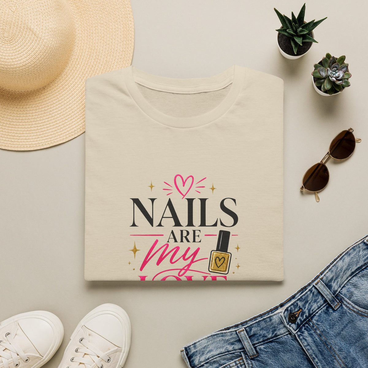 Nails Are My Love Language Tee
