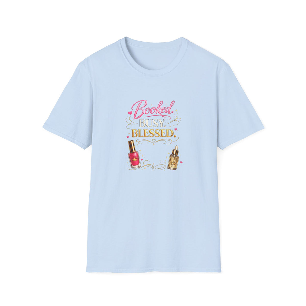Booked Busy Blessed Tee