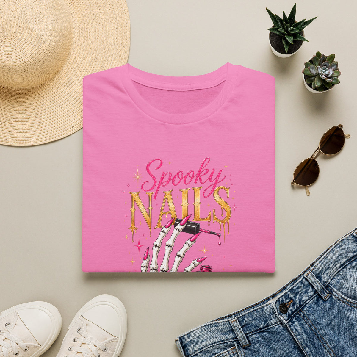 Spooky Nails Tee