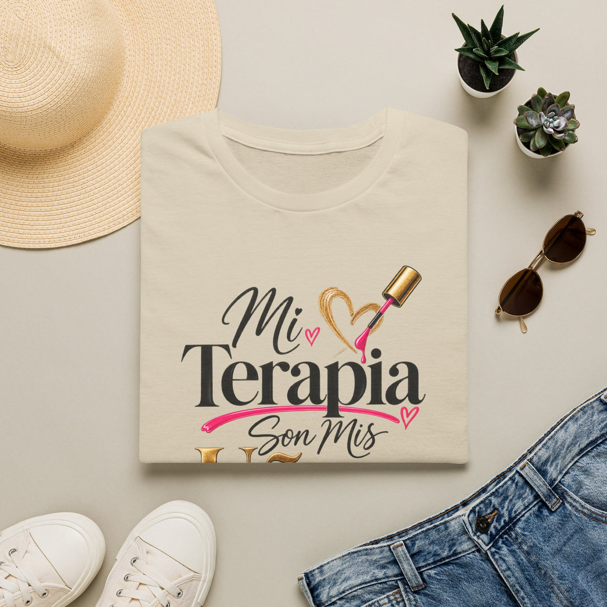 "Mi Terapia Son Mis Uñas" Tee
