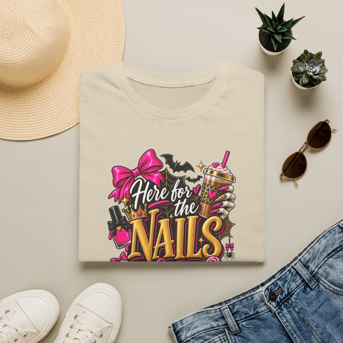 Here for the Nails & Treats Tee