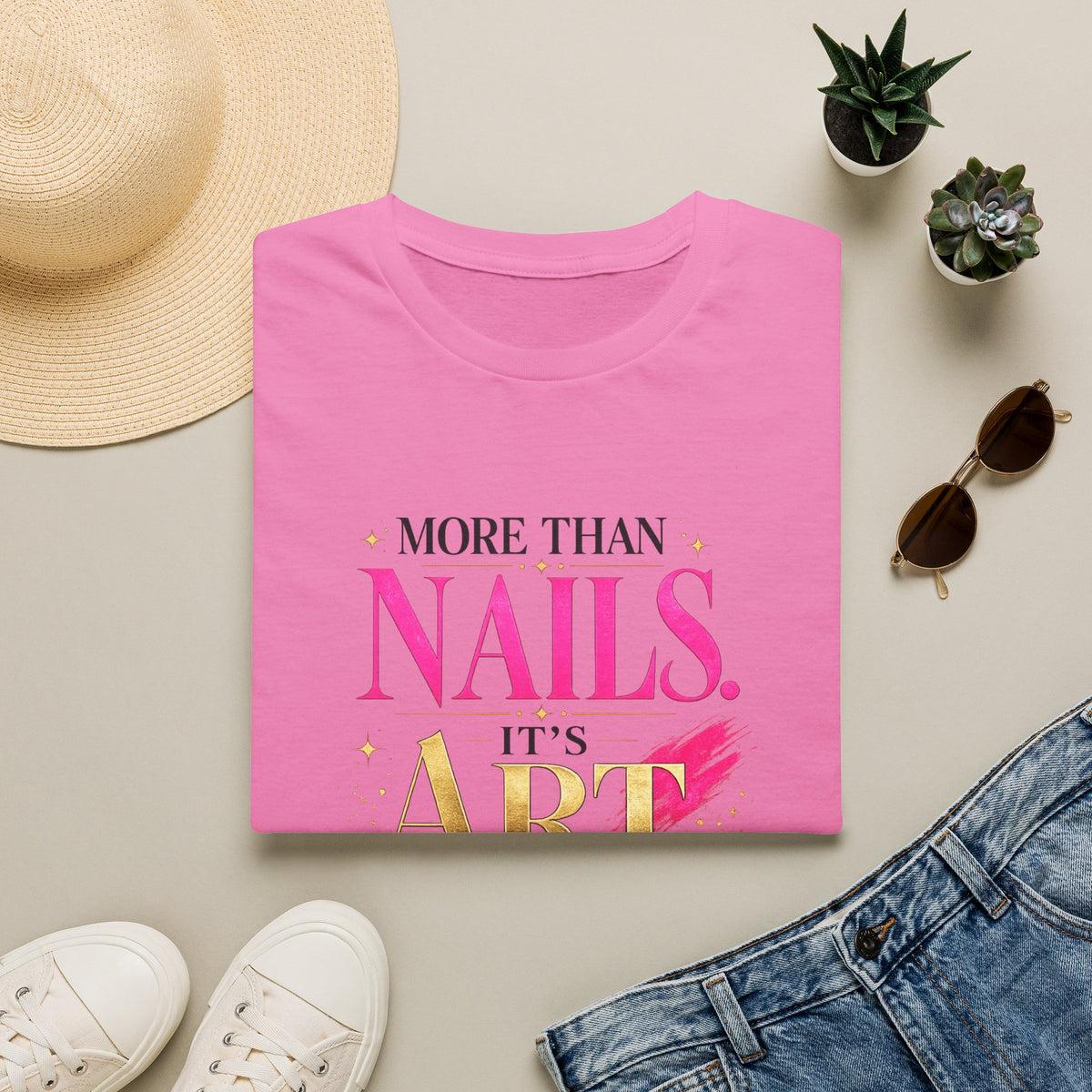 "More Than Nails, It's Art" Tee