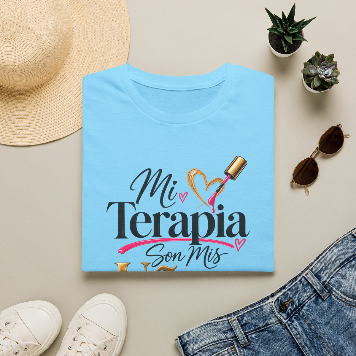 "Mi Terapia Son Mis Uñas" Tee