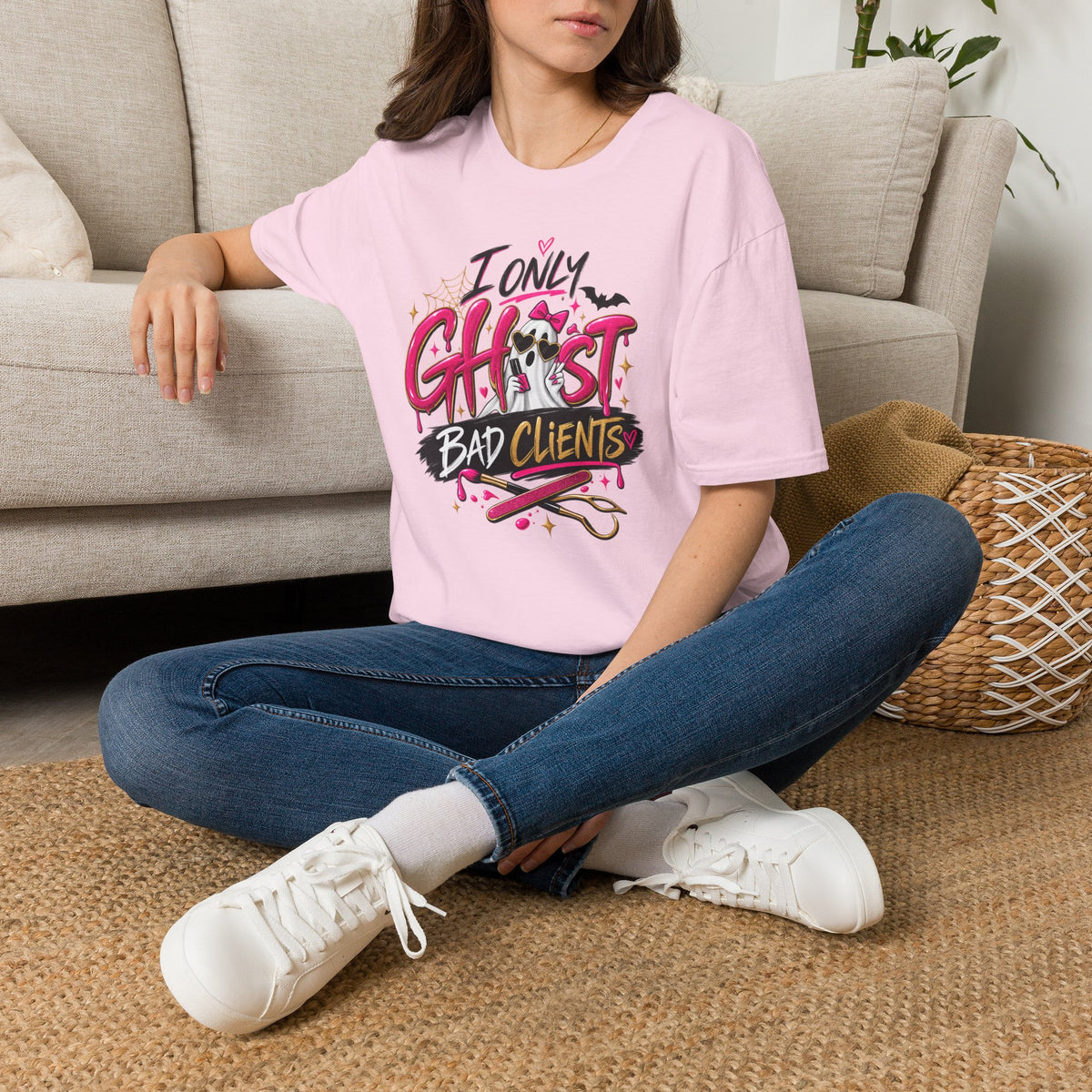 I Only Ghost Bad Clients Tee