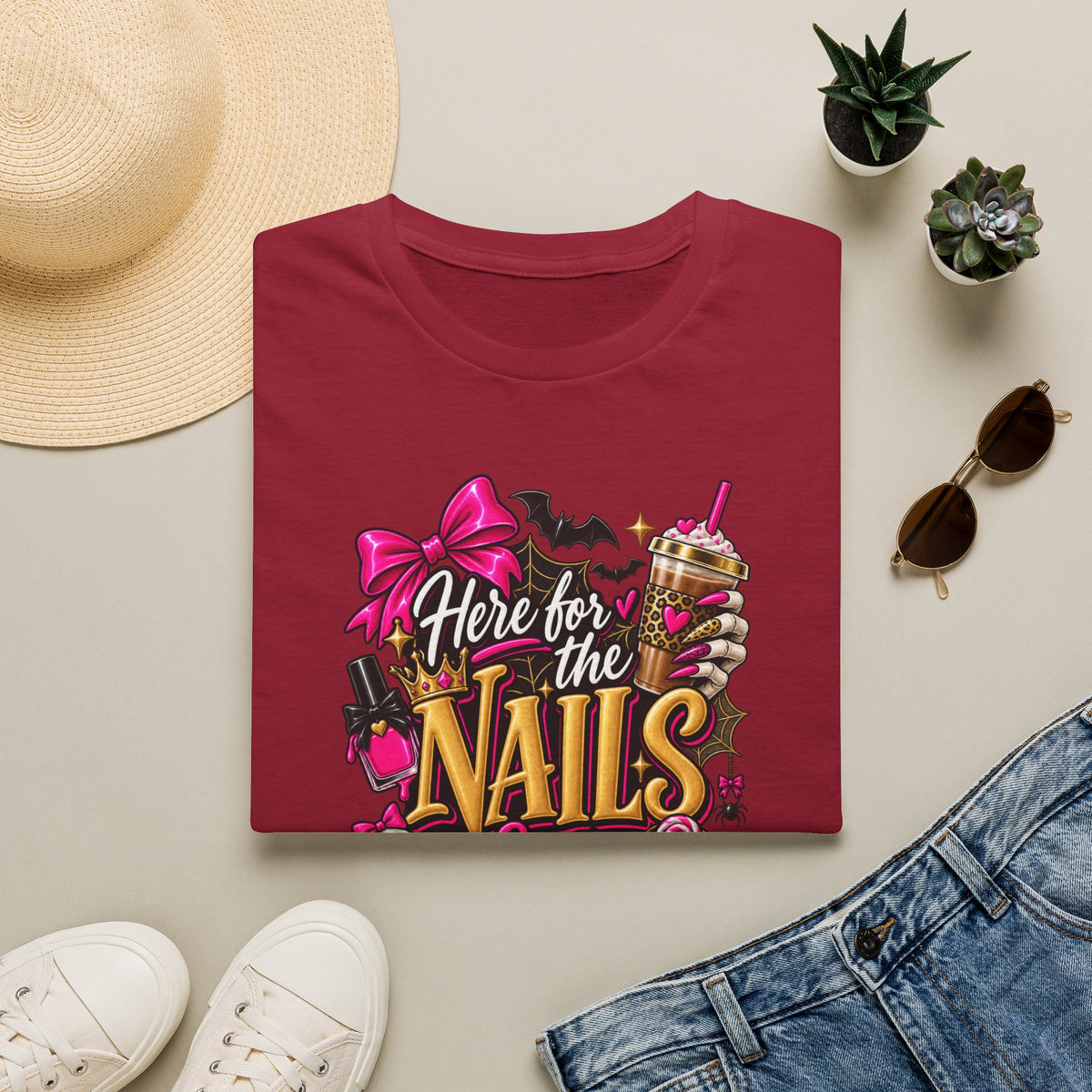 Here for the Nails & Treats Tee