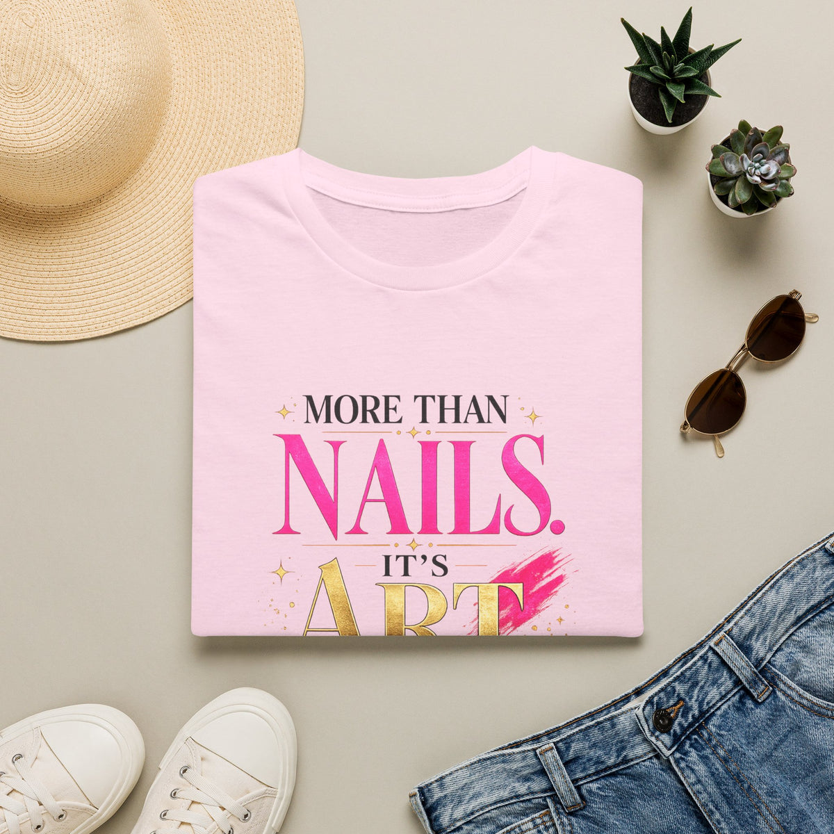 "More Than Nails, It's Art" Tee