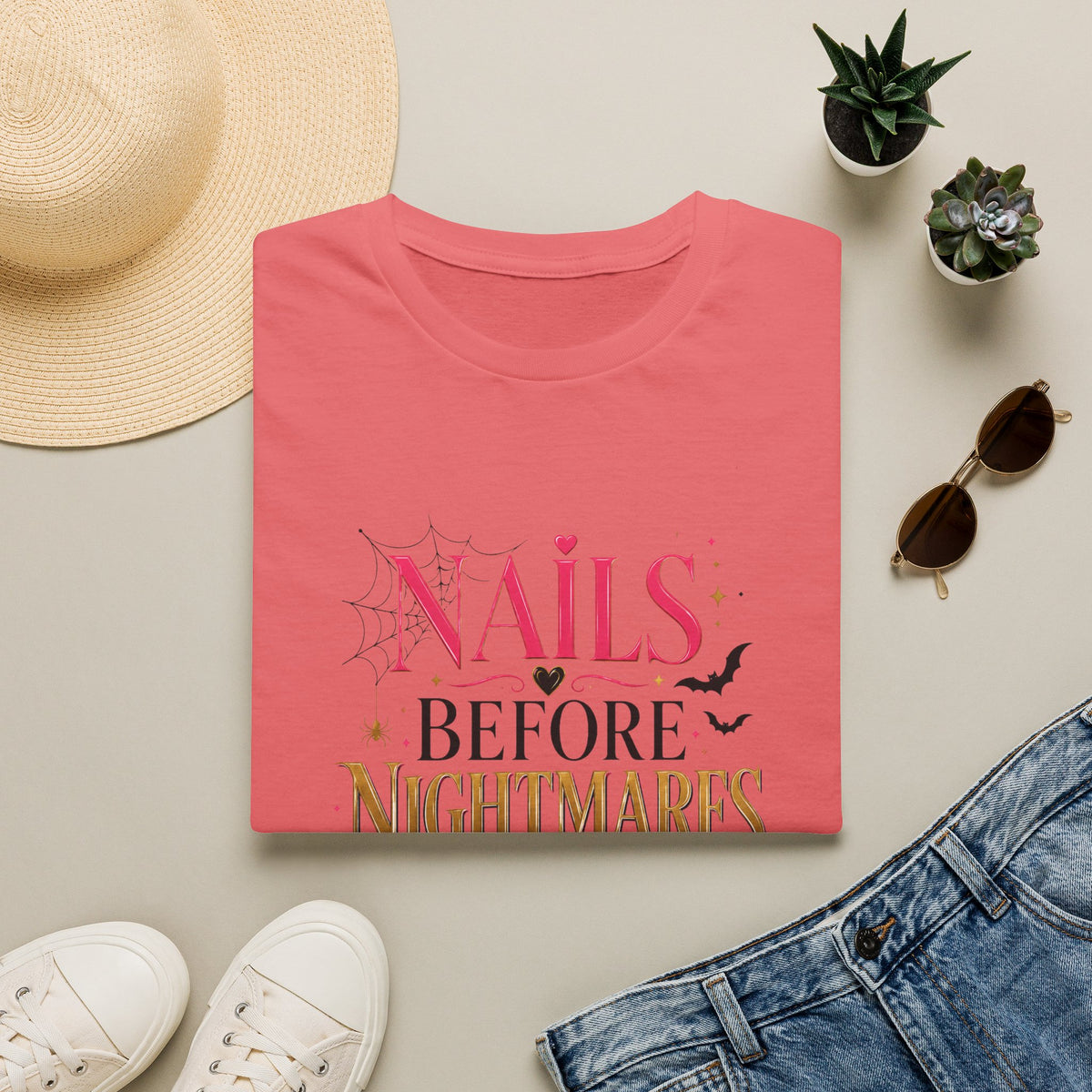 'Nails Before Nightmares' Tee