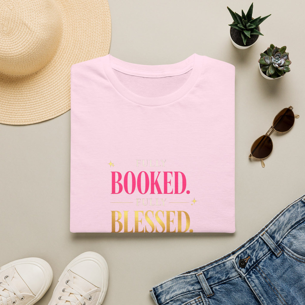 Fully booked fully blessed Tee