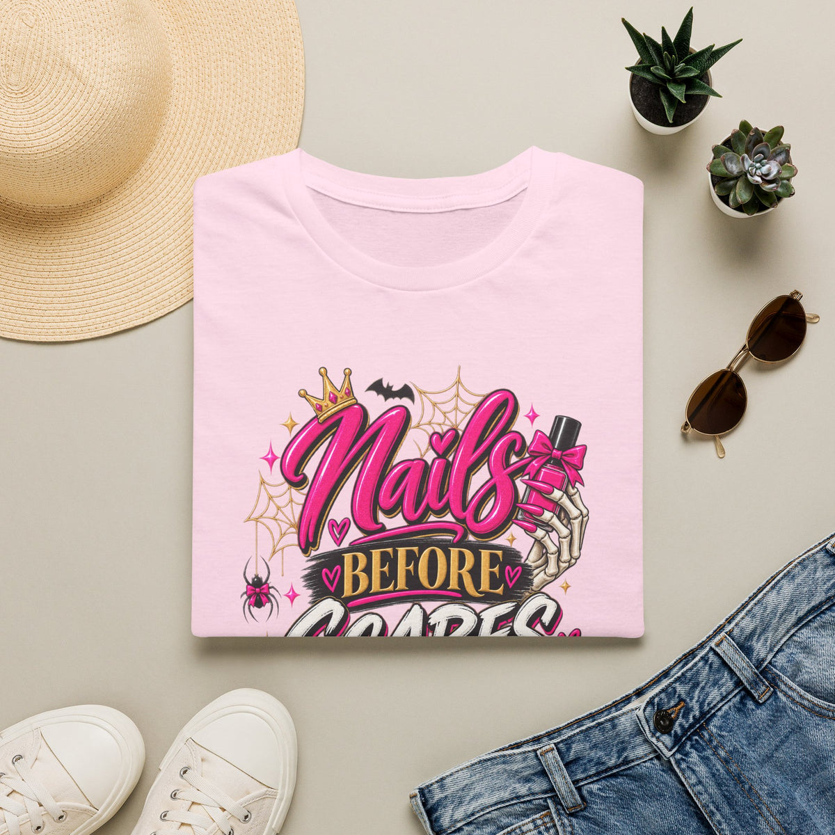 Nails Before Scares Tee