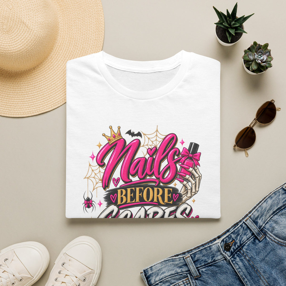 Nails Before Scares Tee