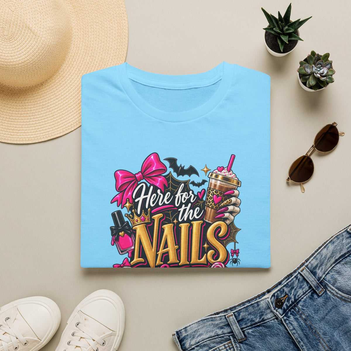 Here for the Nails & Treats Tee
