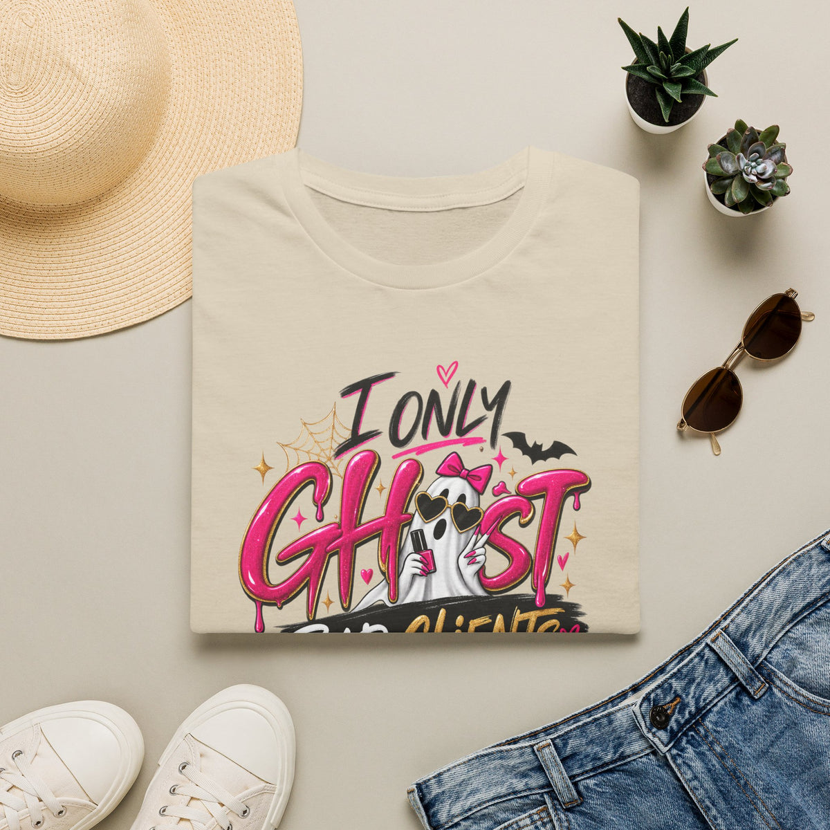 I Only Ghost Bad Clients Tee