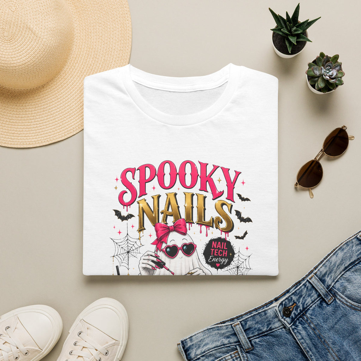Spooky Nails Don’t Care Tee