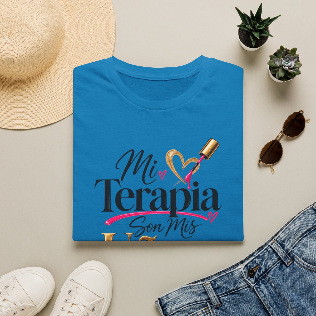 "Mi Terapia Son Mis Uñas" Tee