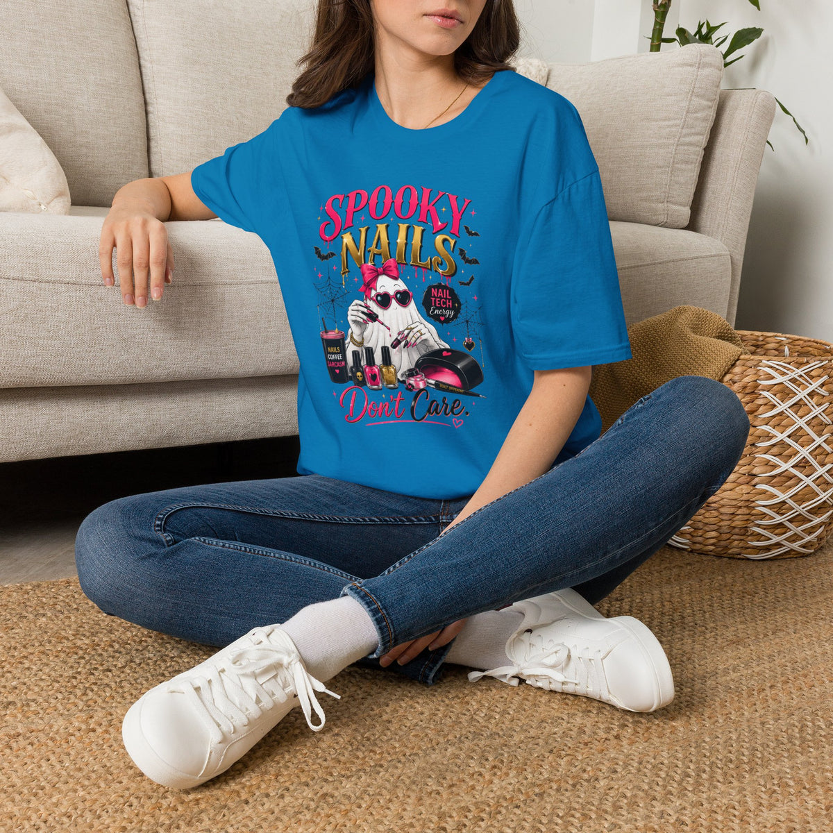 Spooky Nails Don’t Care Tee