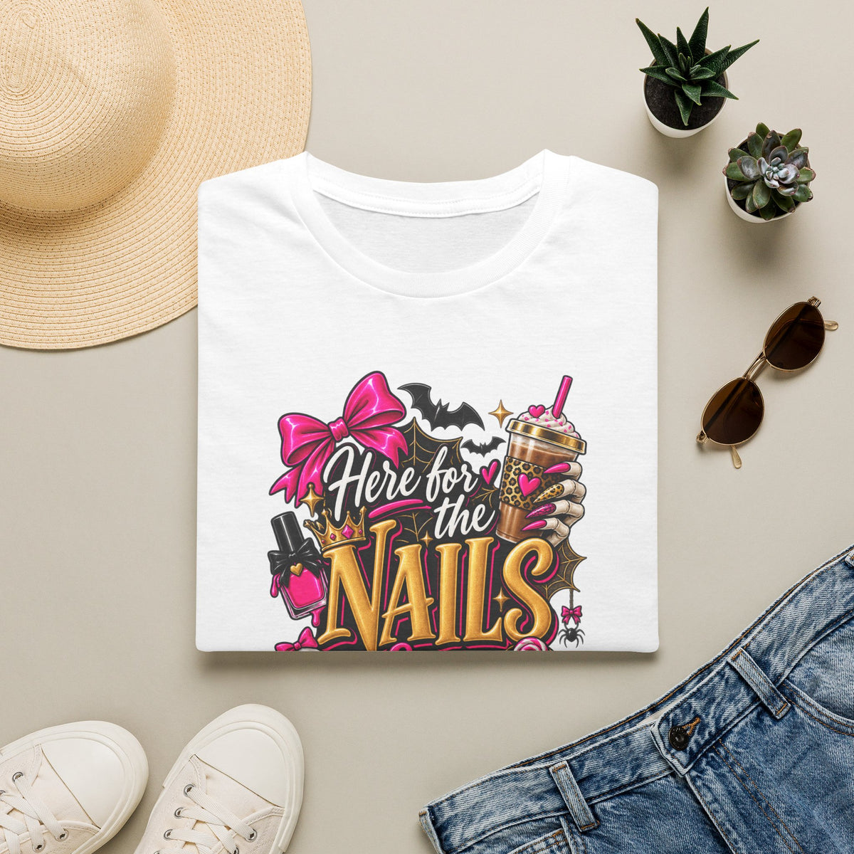 Here for the Nails & Treats Tee