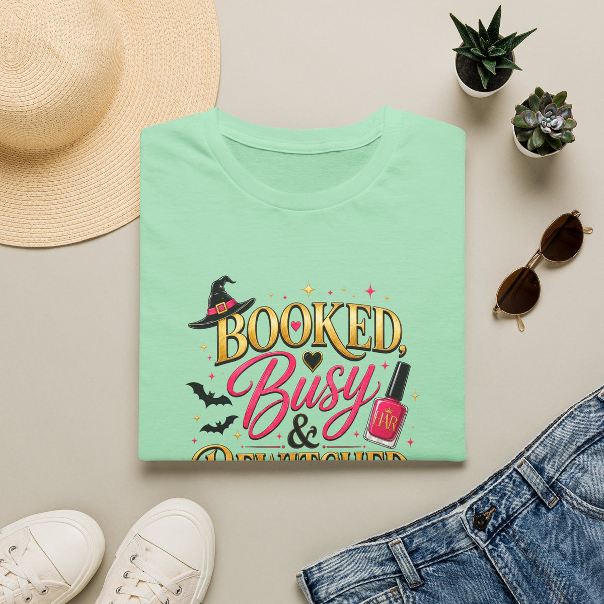 Booked, Busy & Bewitched Tee