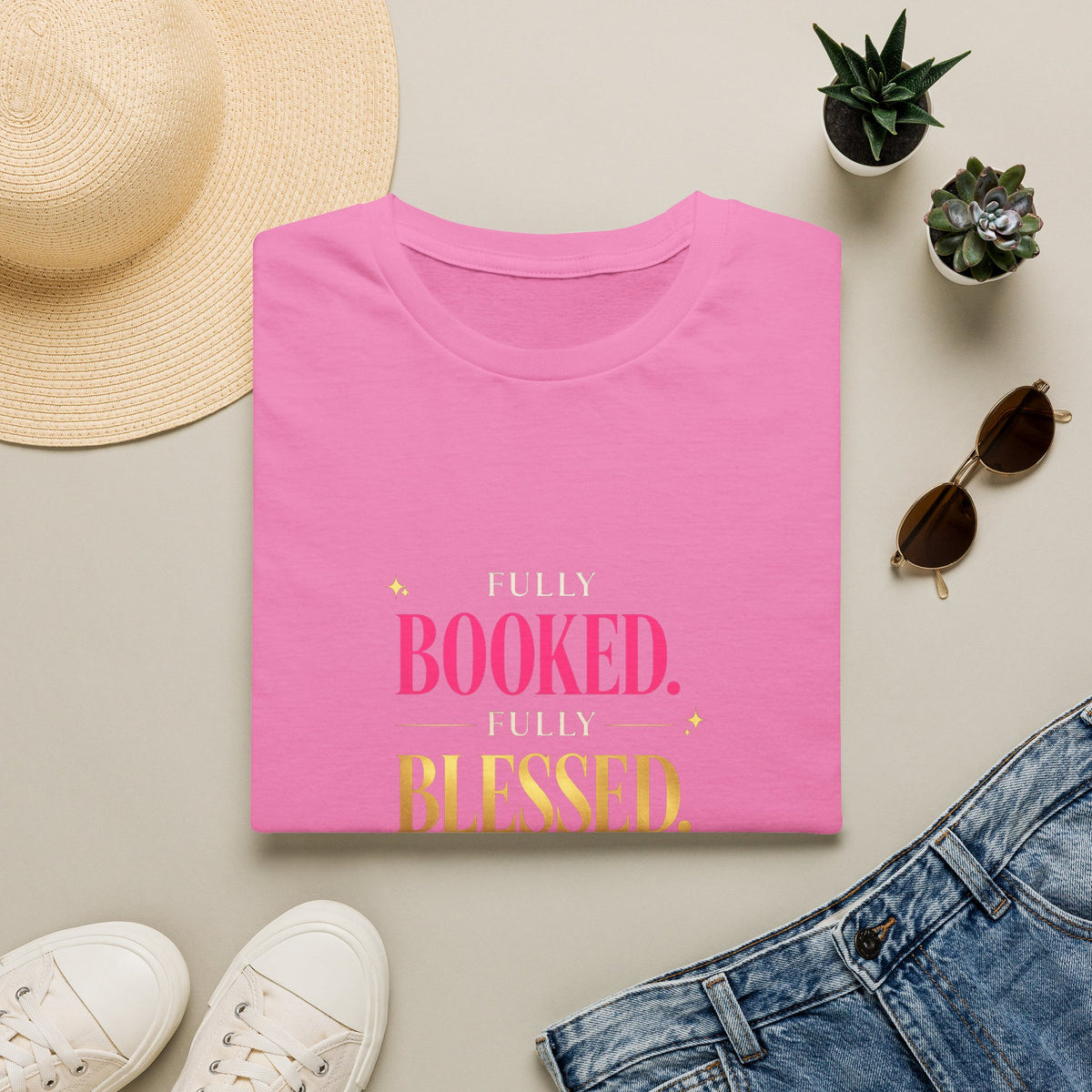 Fully booked fully blessed Tee