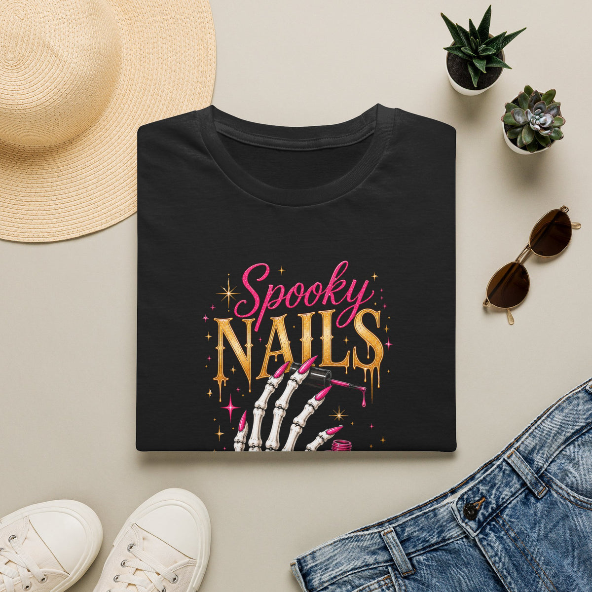 Spooky Nails Tee
