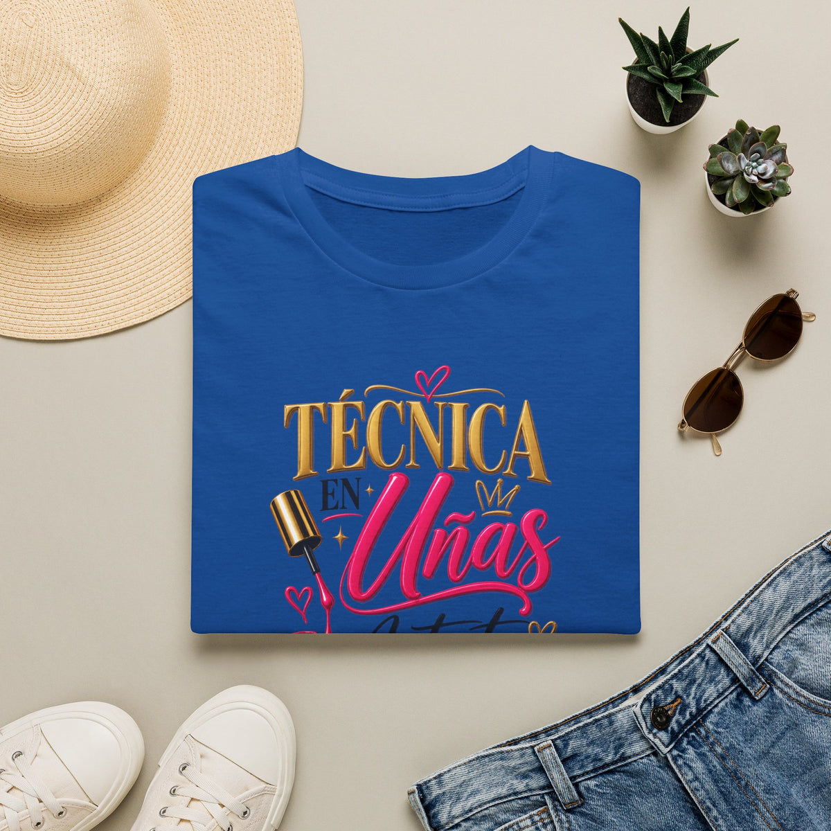 "Técnica en Mis Uñas, Artista de Corazón" Tee