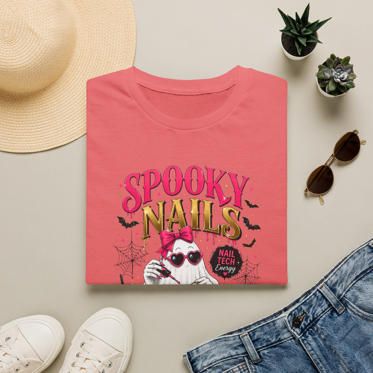 Spooky Nails Don’t Care Tee