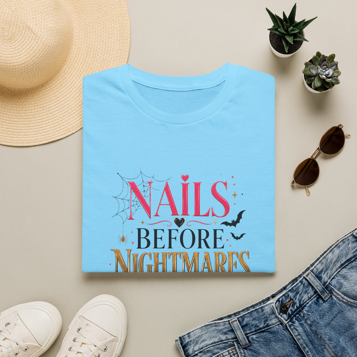 'Nails Before Nightmares' Tee