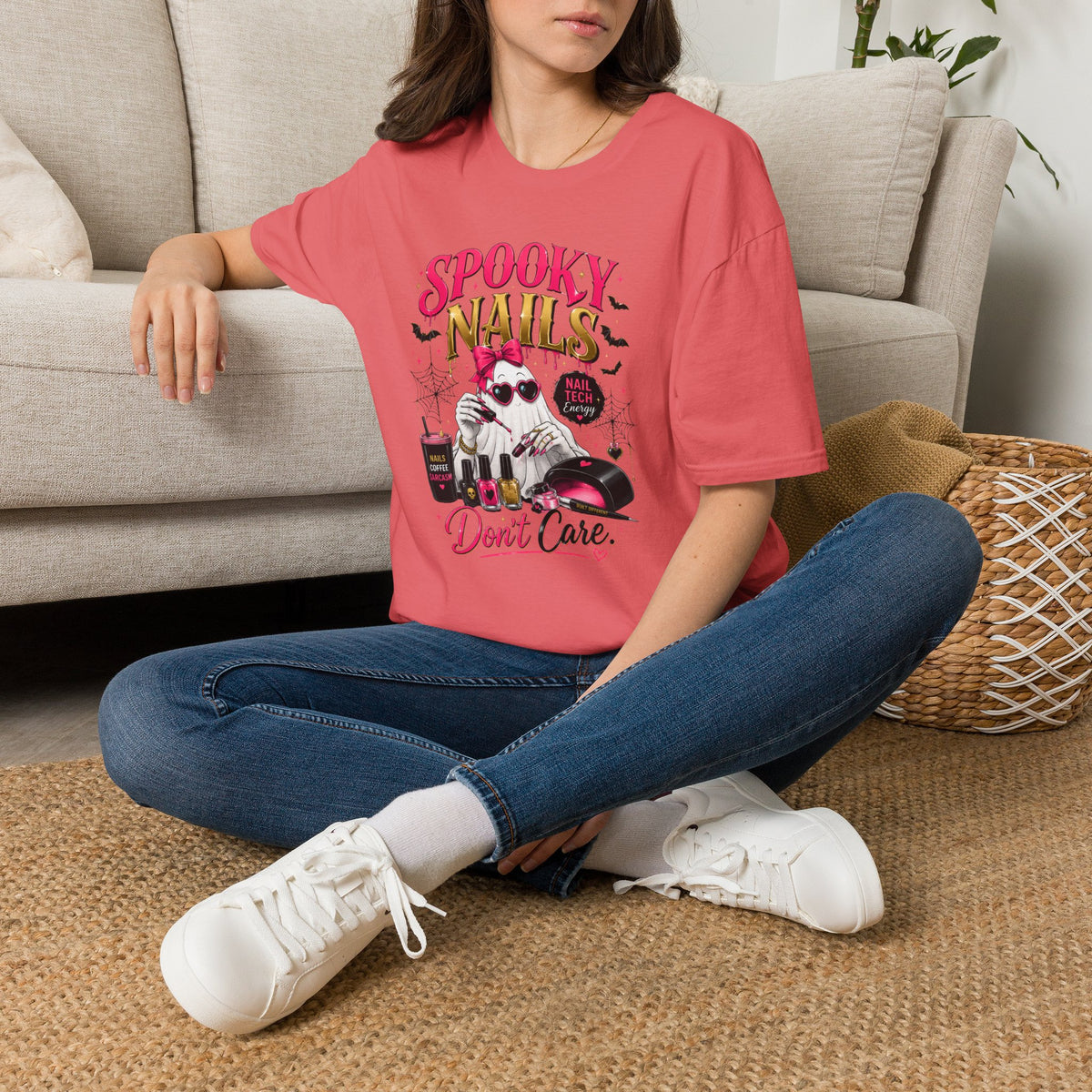 Spooky Nails Don’t Care Tee