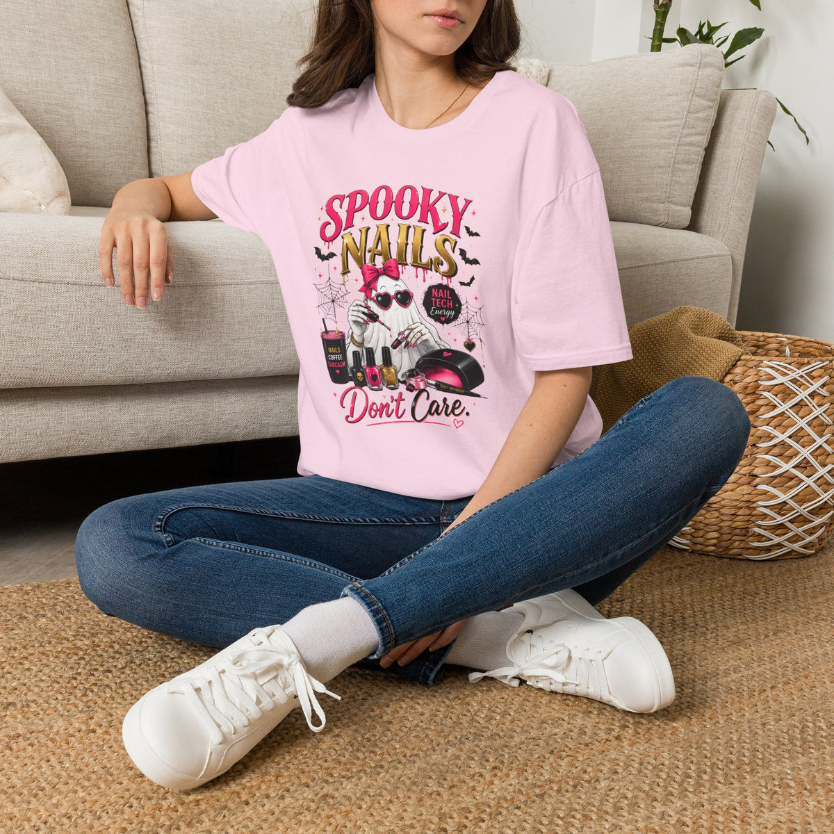Spooky Nails Don’t Care Tee