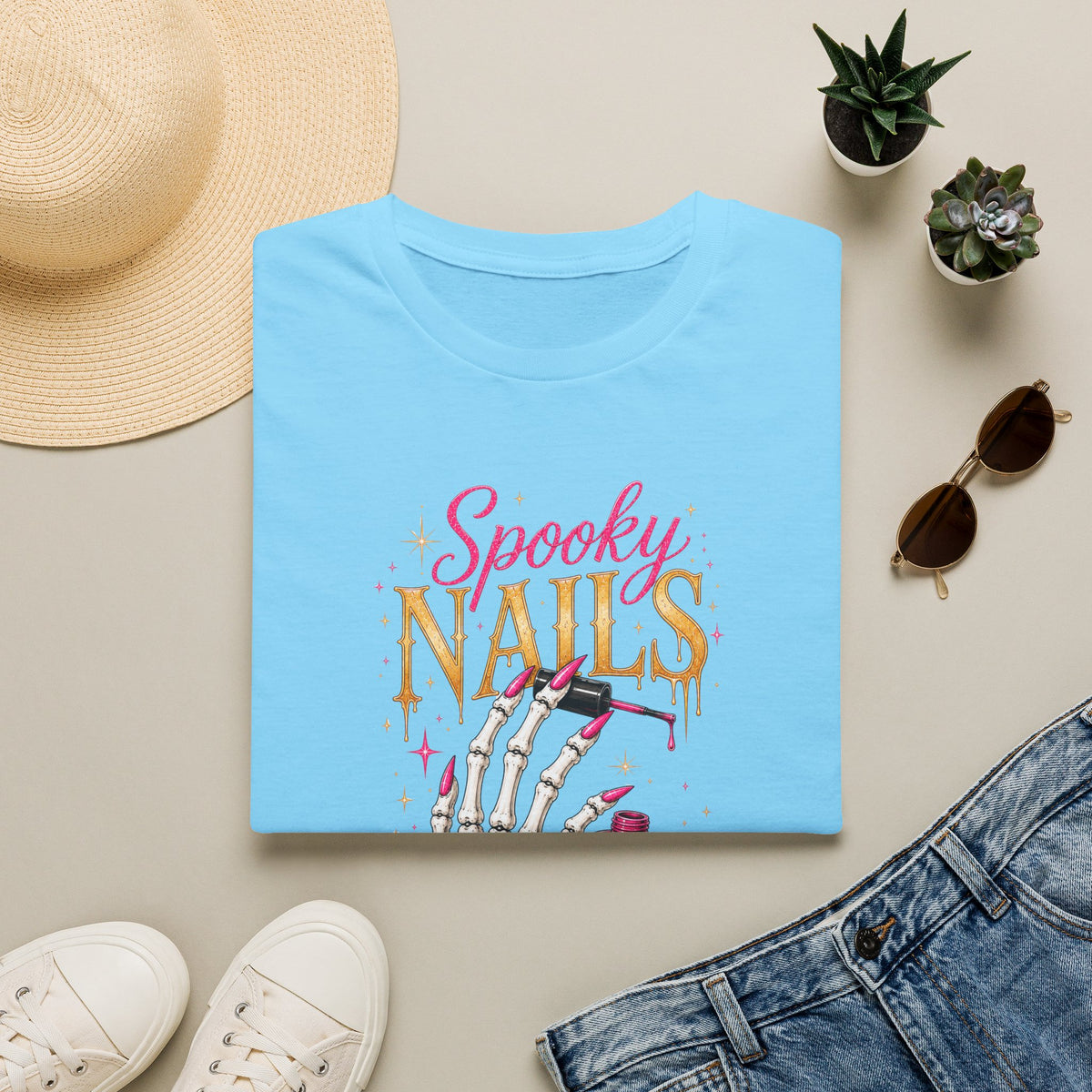Spooky Nails Tee
