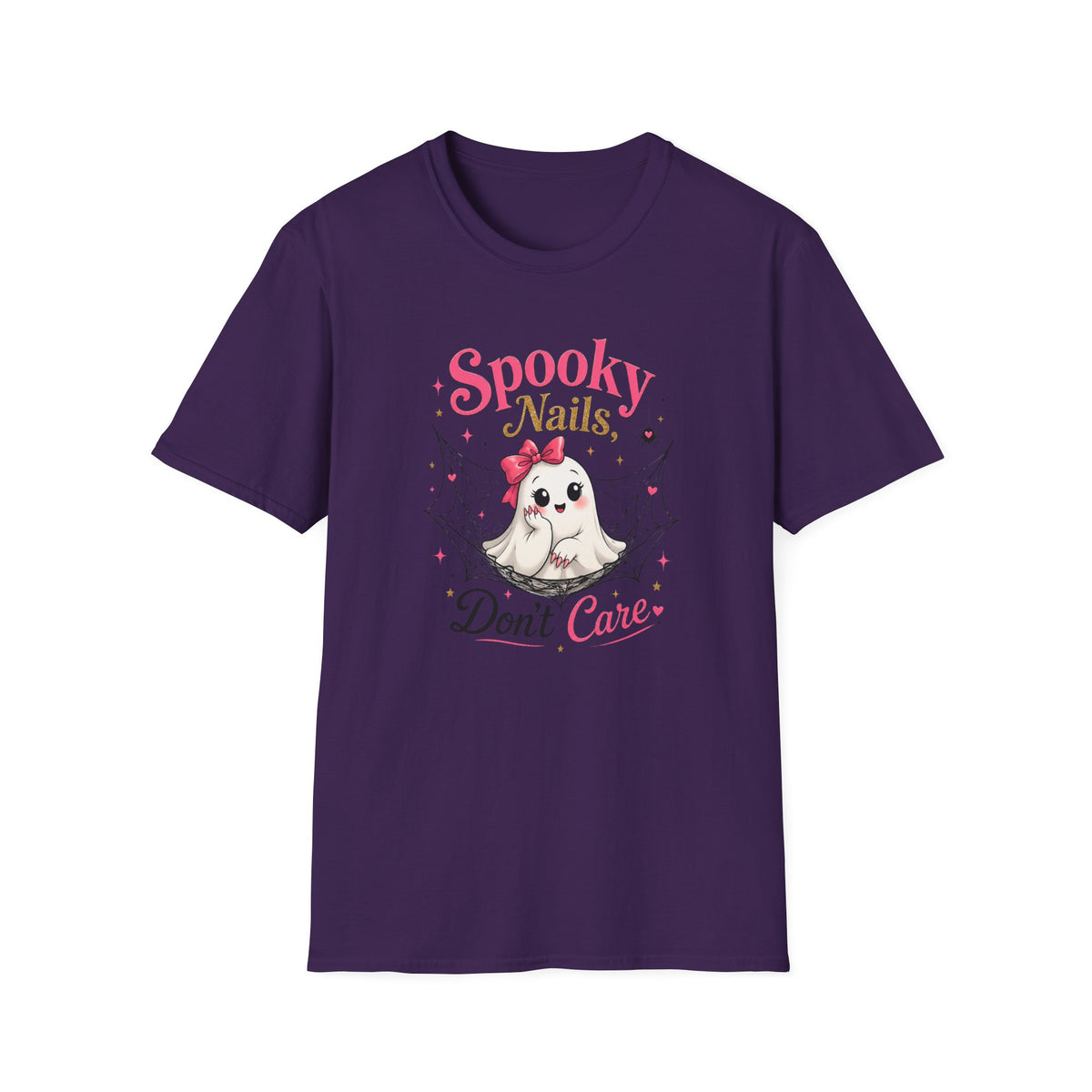 Spooky Nails Cute Ghost Tee