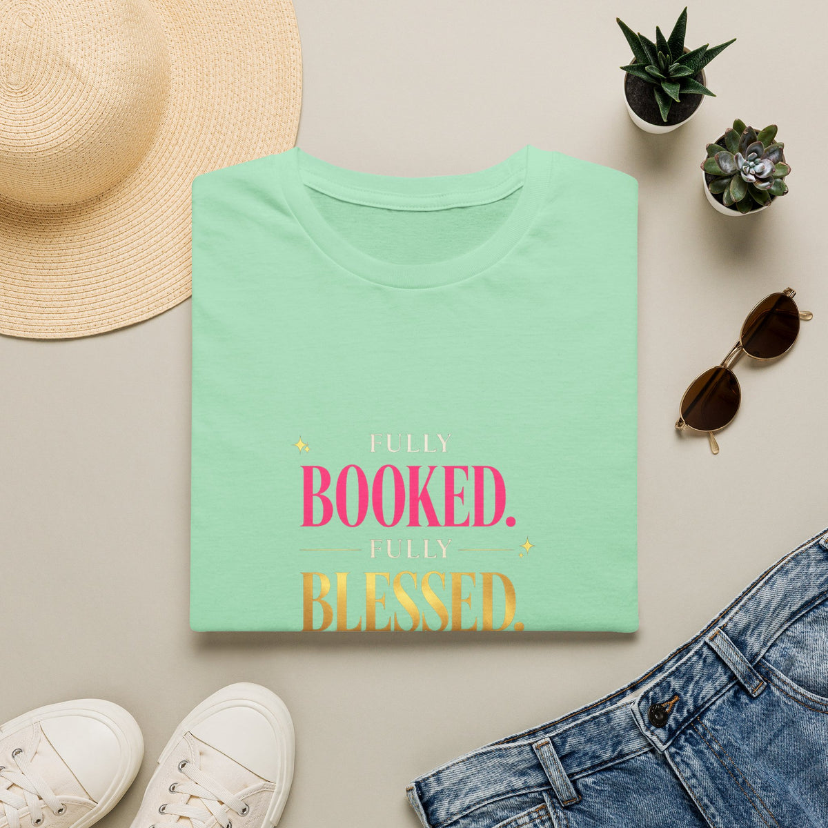 Fully booked fully blessed Tee