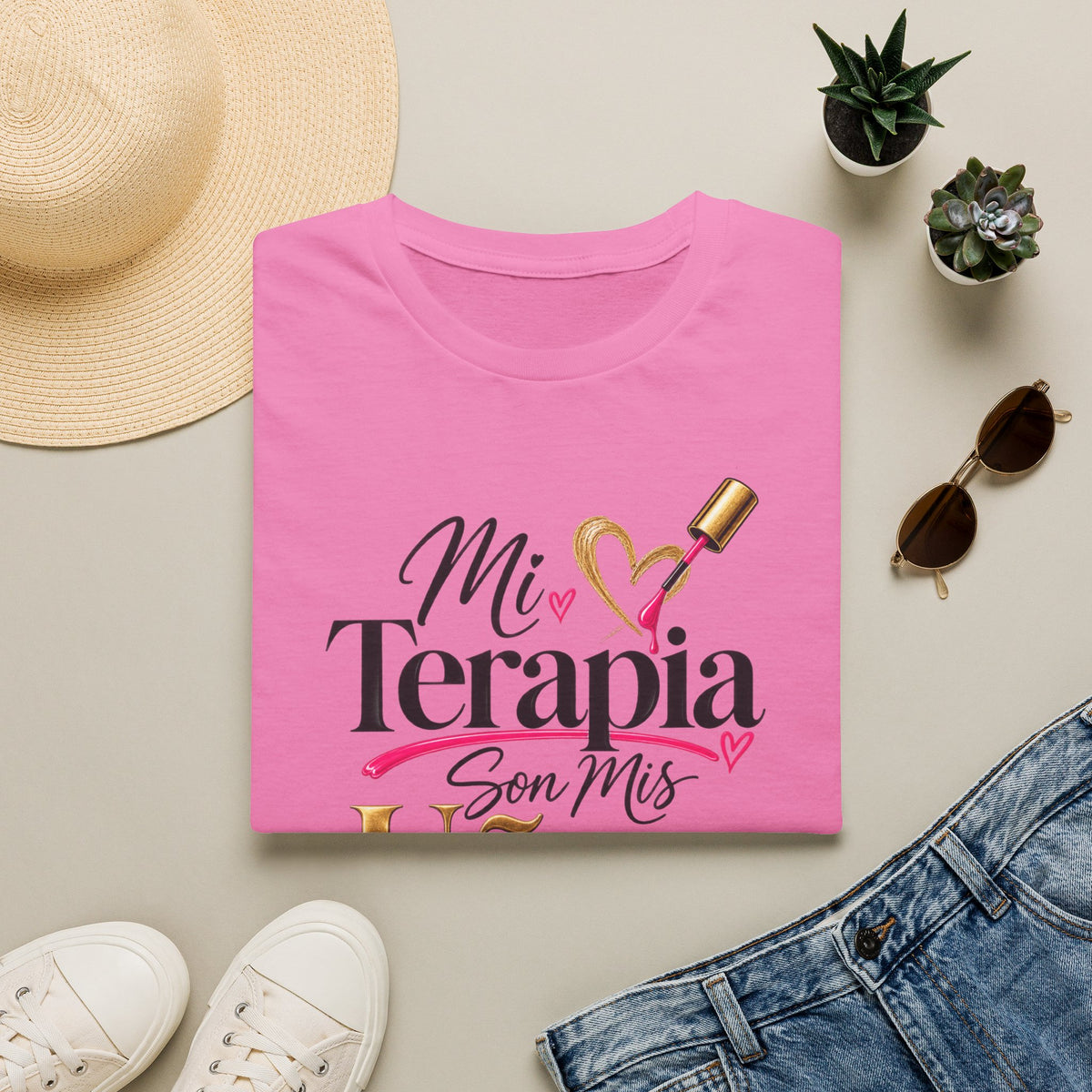 "Mi Terapia Son Mis Uñas" Tee