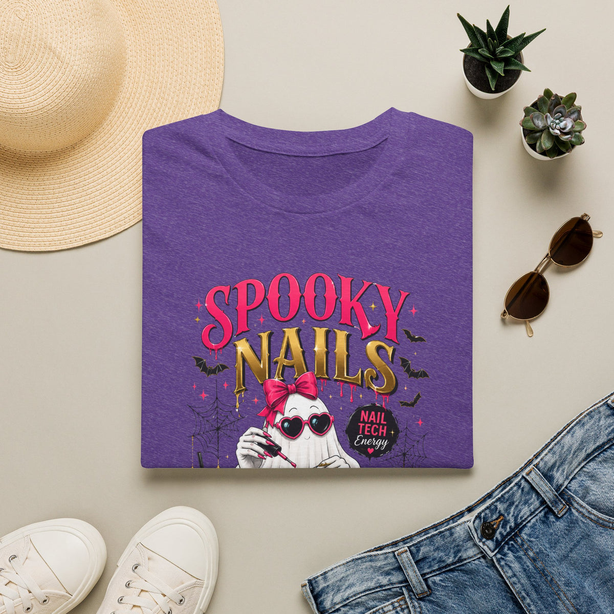 Spooky Nails Don’t Care Tee