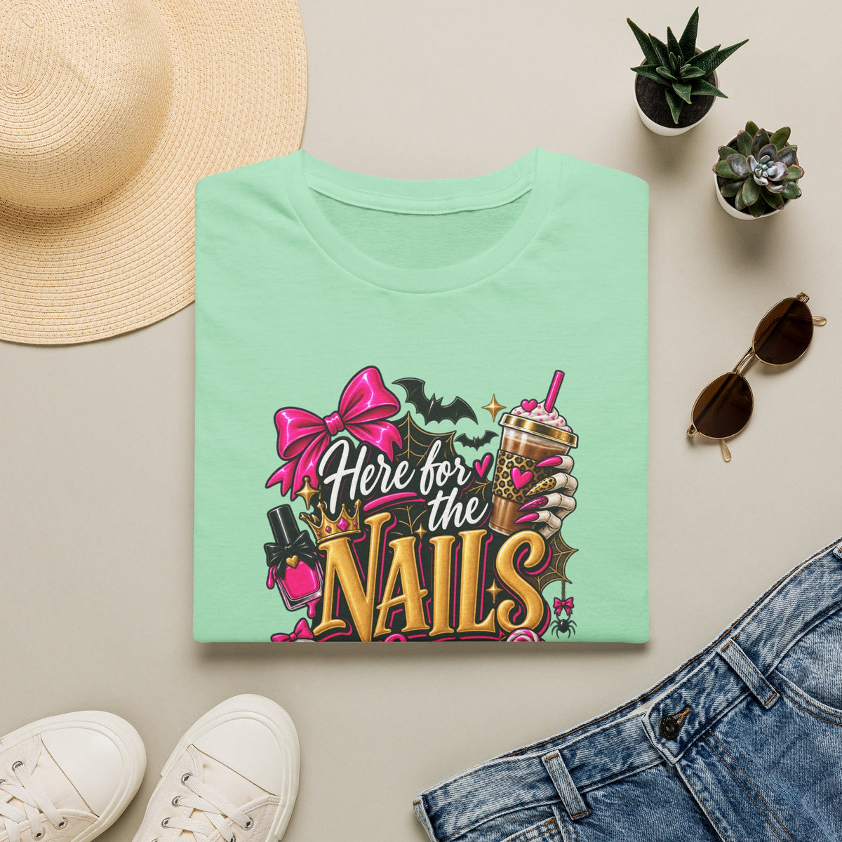 Here for the Nails & Treats Tee