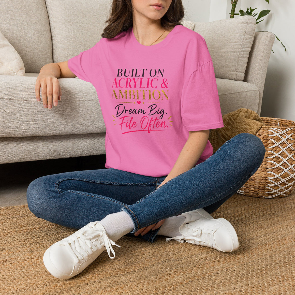 Built on Acrylic & Ambition Tee