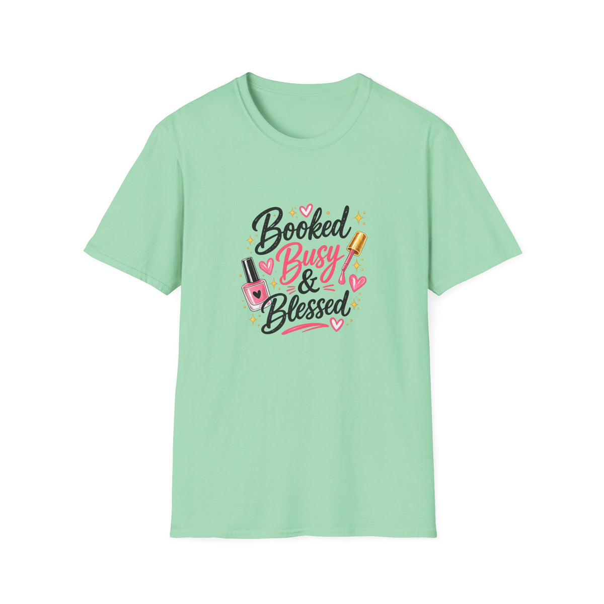 Booked Busy & Blessed Tee