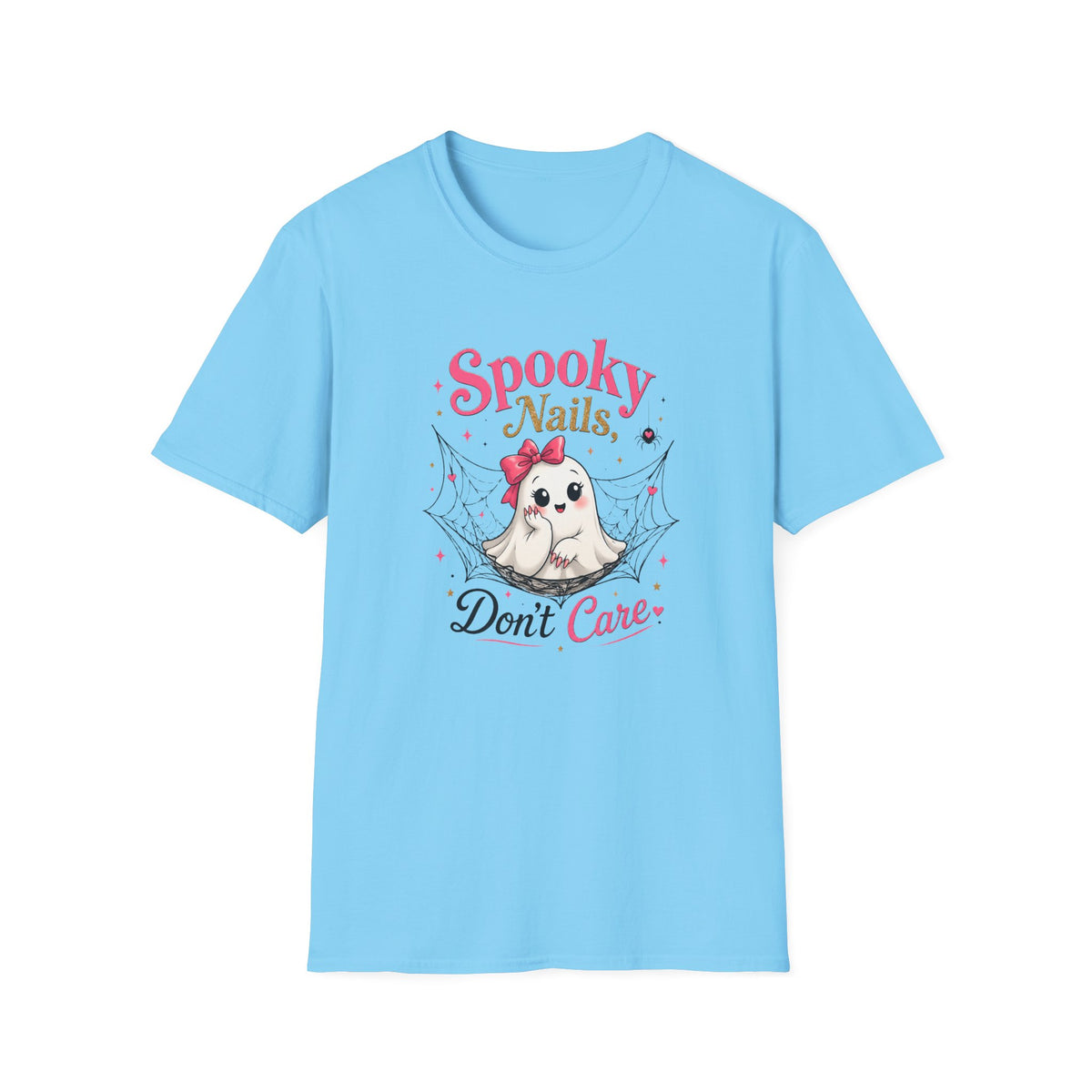 Spooky Nails Cute Ghost Tee