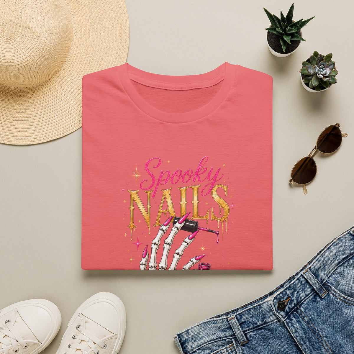 Spooky Nails Tee