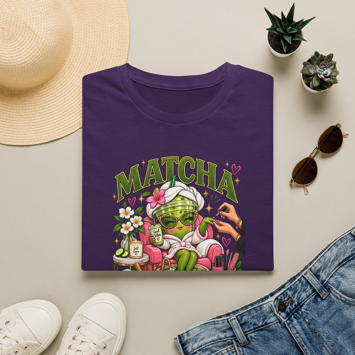 Matcha Mani Pedi 2 Tee