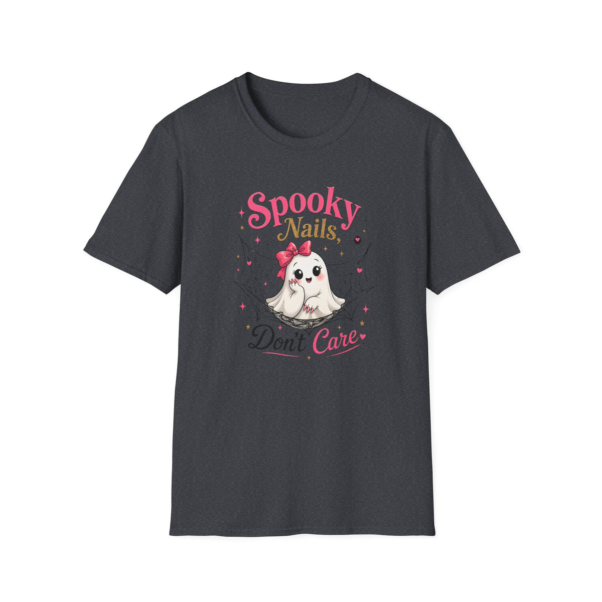 Spooky Nails Cute Ghost Tee