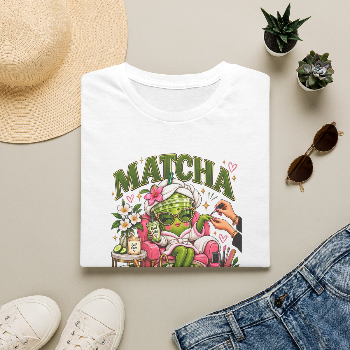 Matcha Mani Pedi 2 Tee