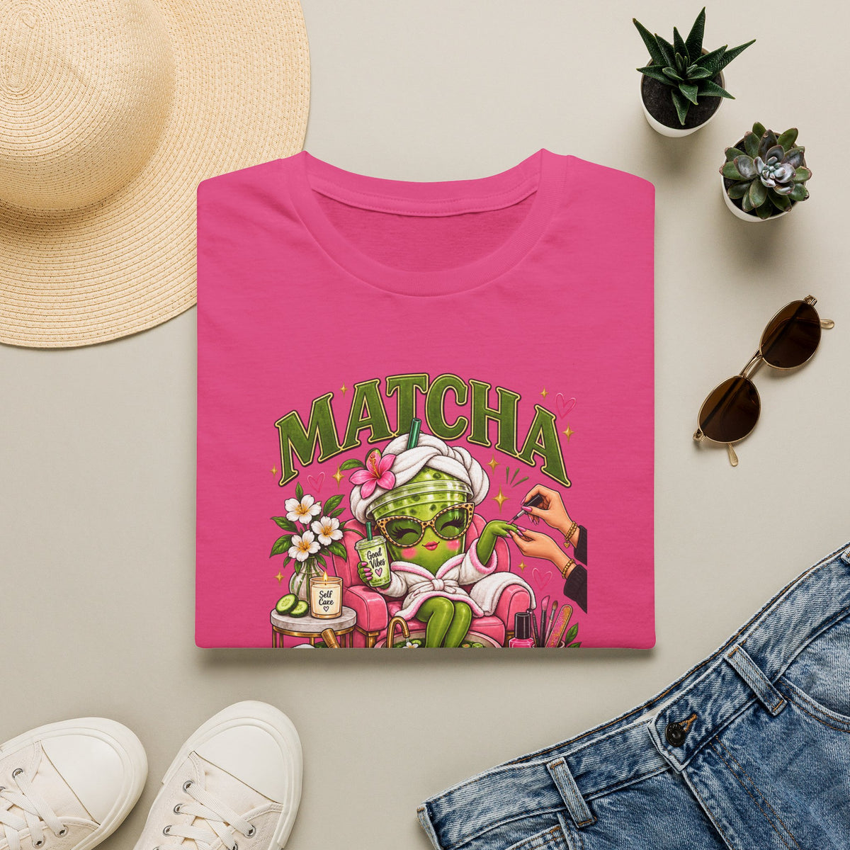 Matcha Mani Pedi 2 Tee